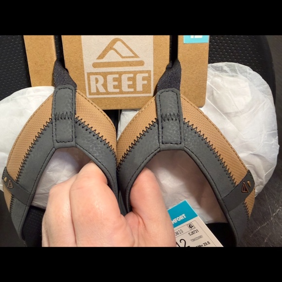 Reef Cushion Phantom 2.0 Flip Flops Sandals Tobacco/Grey Mens 12 main image 15